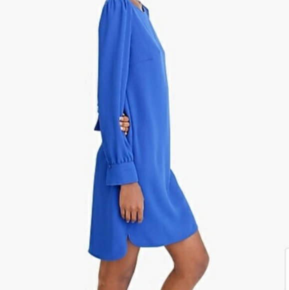 J. Crew Long Sleeve Shift Dress Holiday Red - Picture 11 of 11